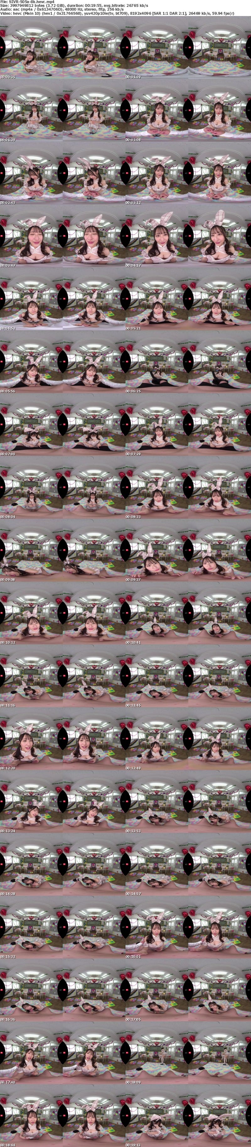 [VR] SIVR-505 【VR】学園ヒロイン希空ちゃんが文化祭でSEXYバニーに大変身 こぼれ落ちそうな魅惑の谷間 恥じらう姿がヤバすぎて我慢できず教室で不純性交 新木希空